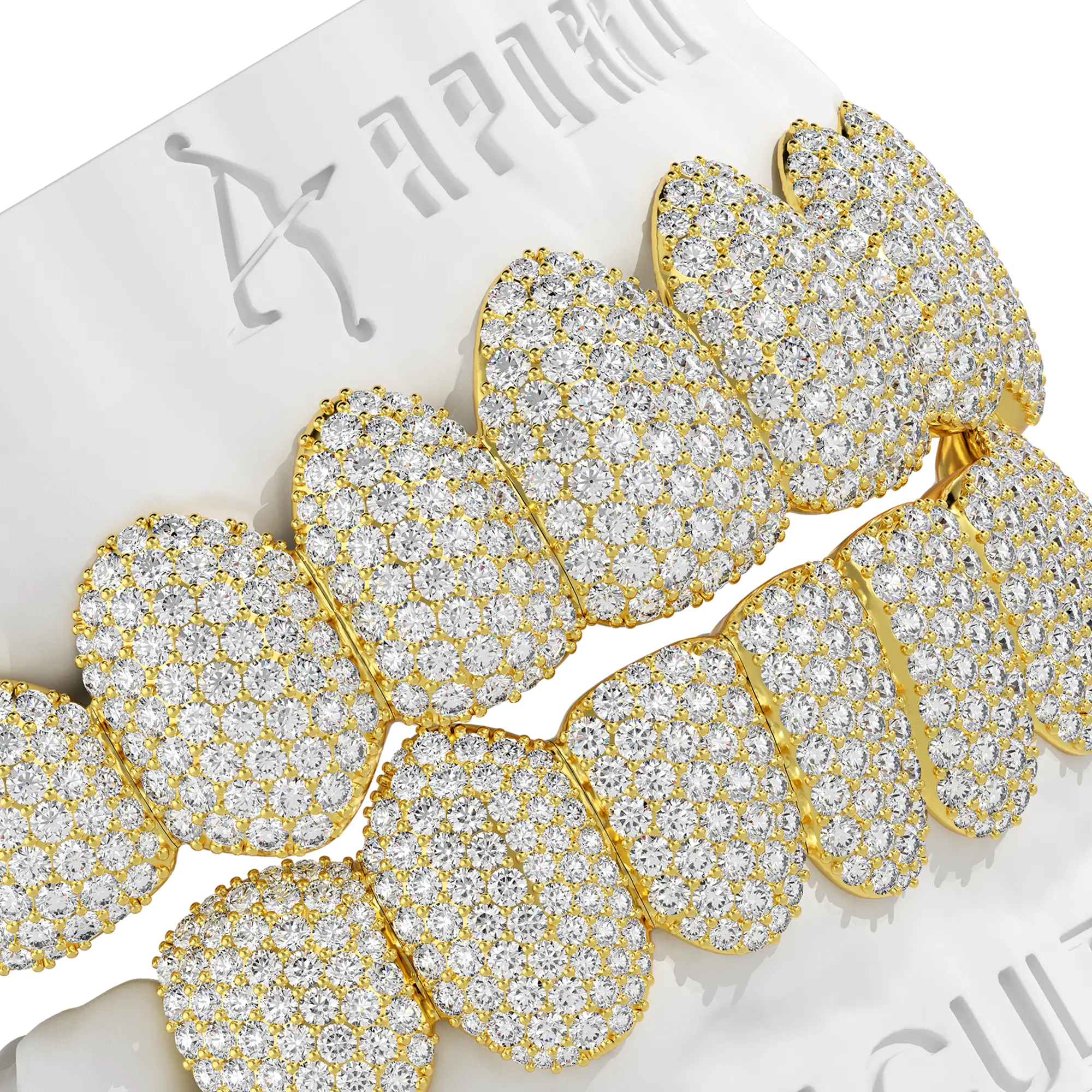 Custom Sparkling Honeycomb Grillz