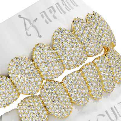 Custom Sparkling Honeycomb Grillz