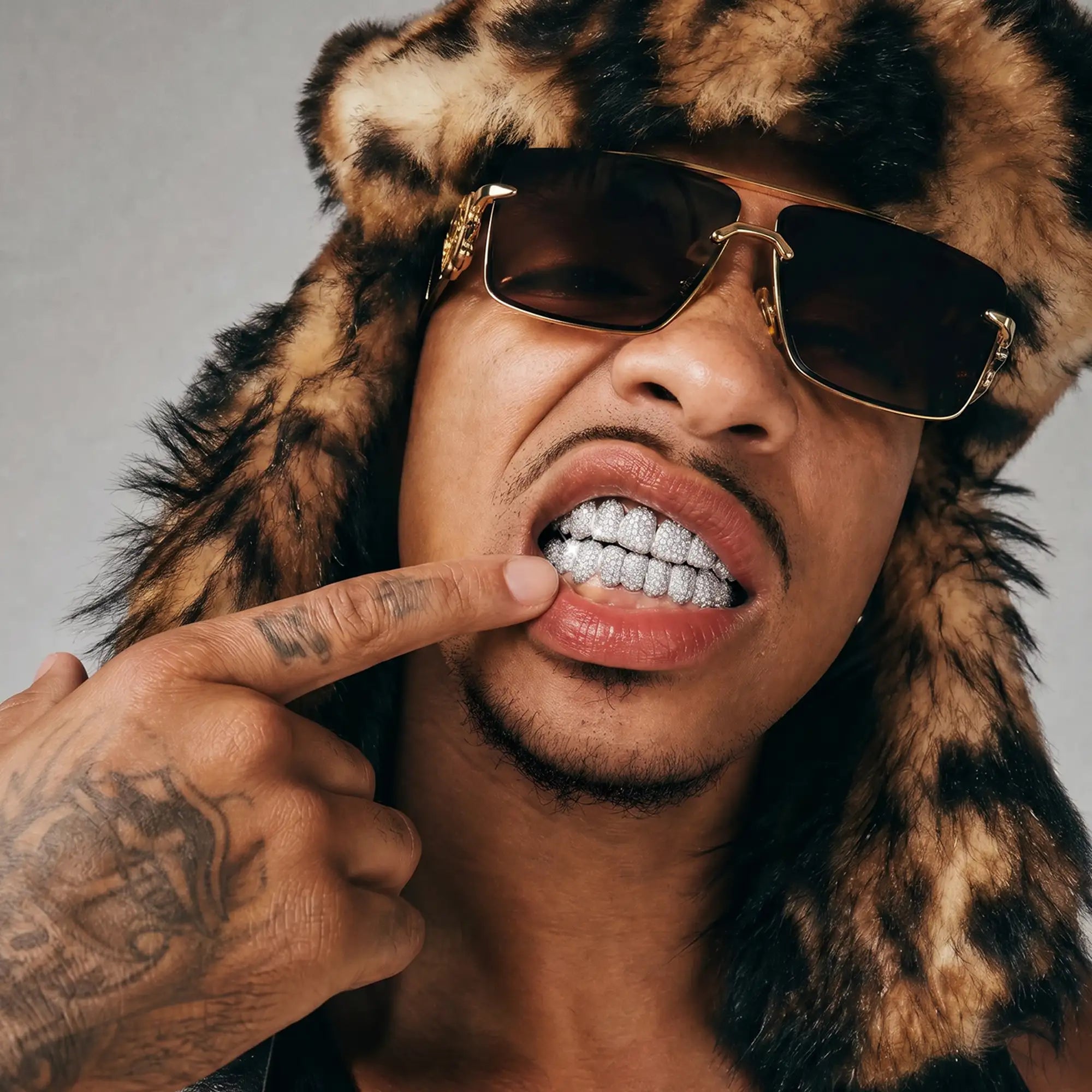 Custom Sparkling Honeycomb Grillz