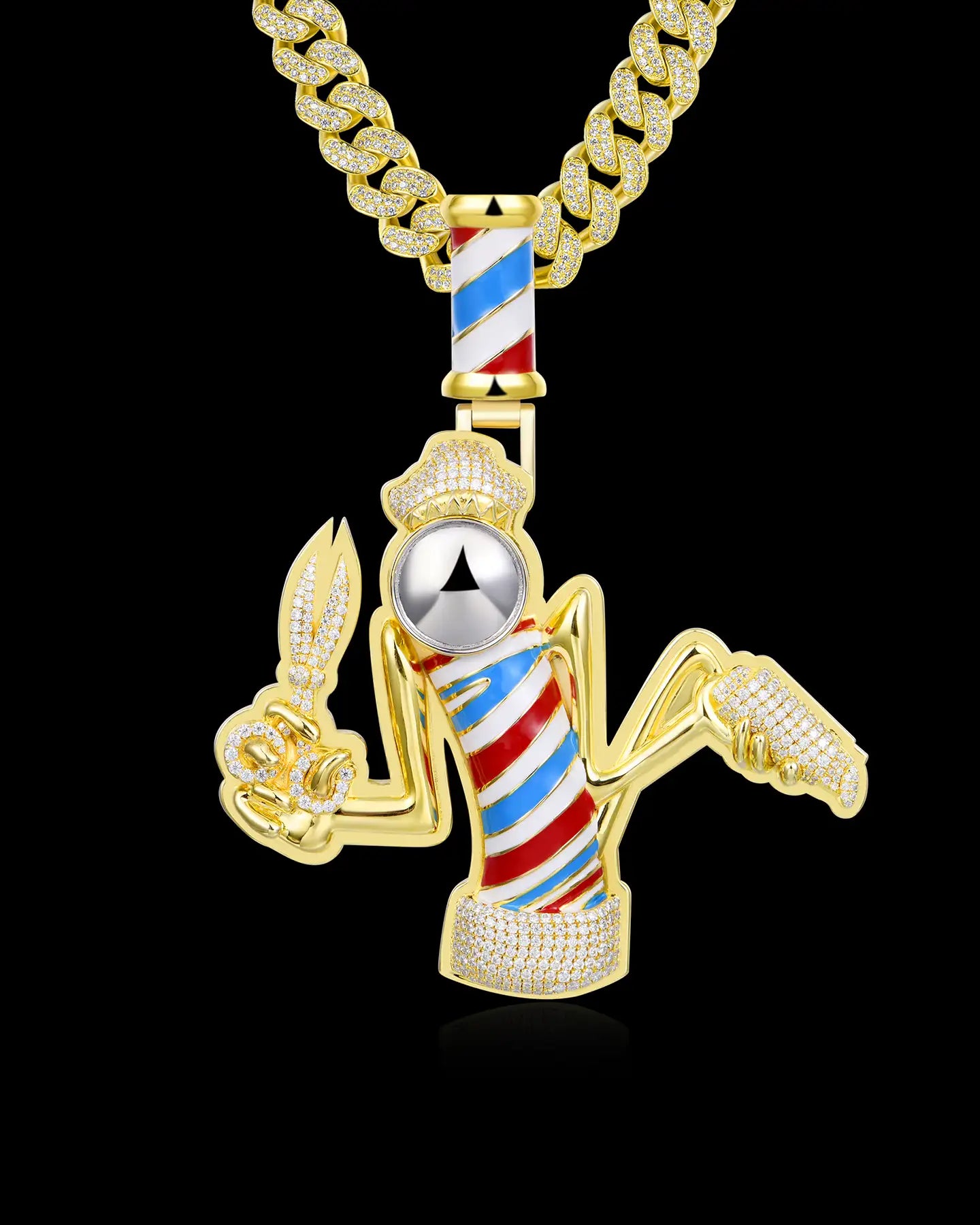 APORRO Premium Custom Barbershop Logo Pendant