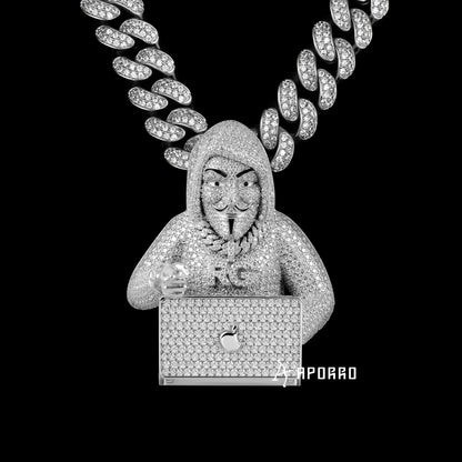 APORRO Premium 3D Iced out Necklace Custom Design Deposit
