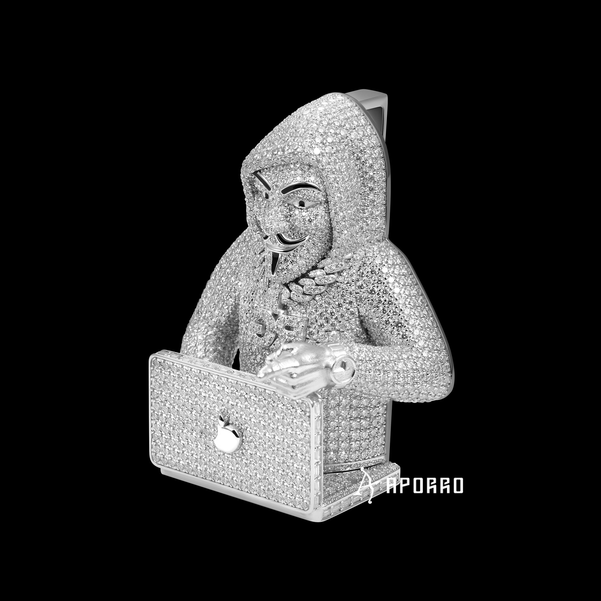 APORRO Premium 3D Iced out Necklace Custom Design Deposit