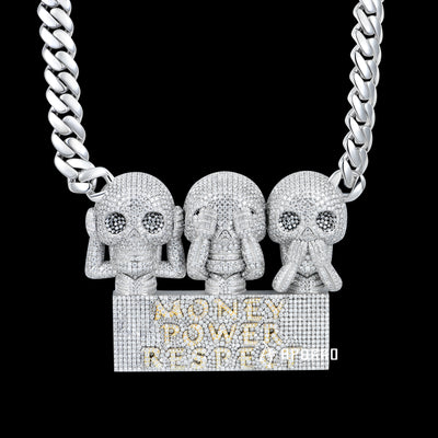 APORRO Premium Custom Skulls Necklace