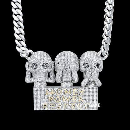 APORRO Premium Skulls Necklace Custom Design Deposit