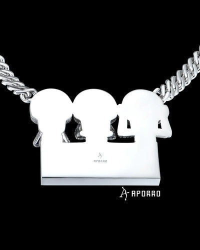 APORRO Premium Custom Skulls Necklace