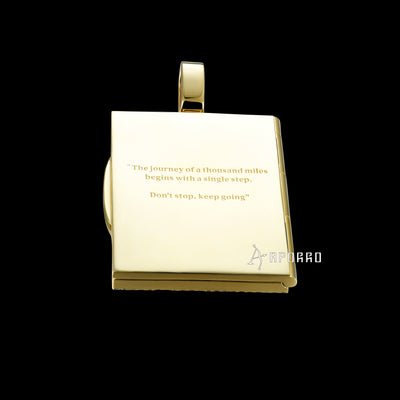 APORRO Premium Custom Iced Out Passport Pendant