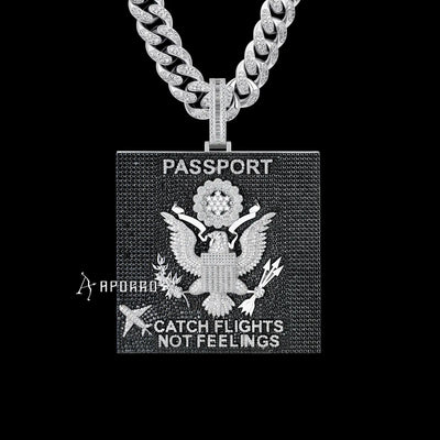 APORRO Premium Custom Passport Pendant