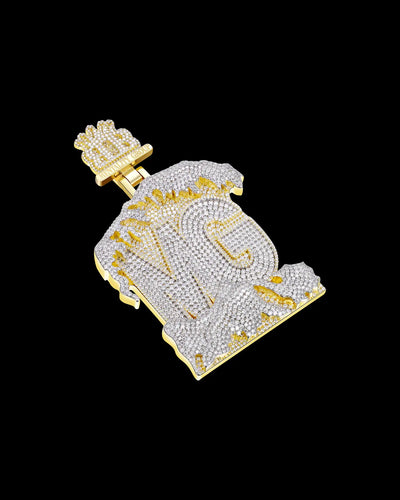 APORRO Premium Custom Two Rows Letters Pendant