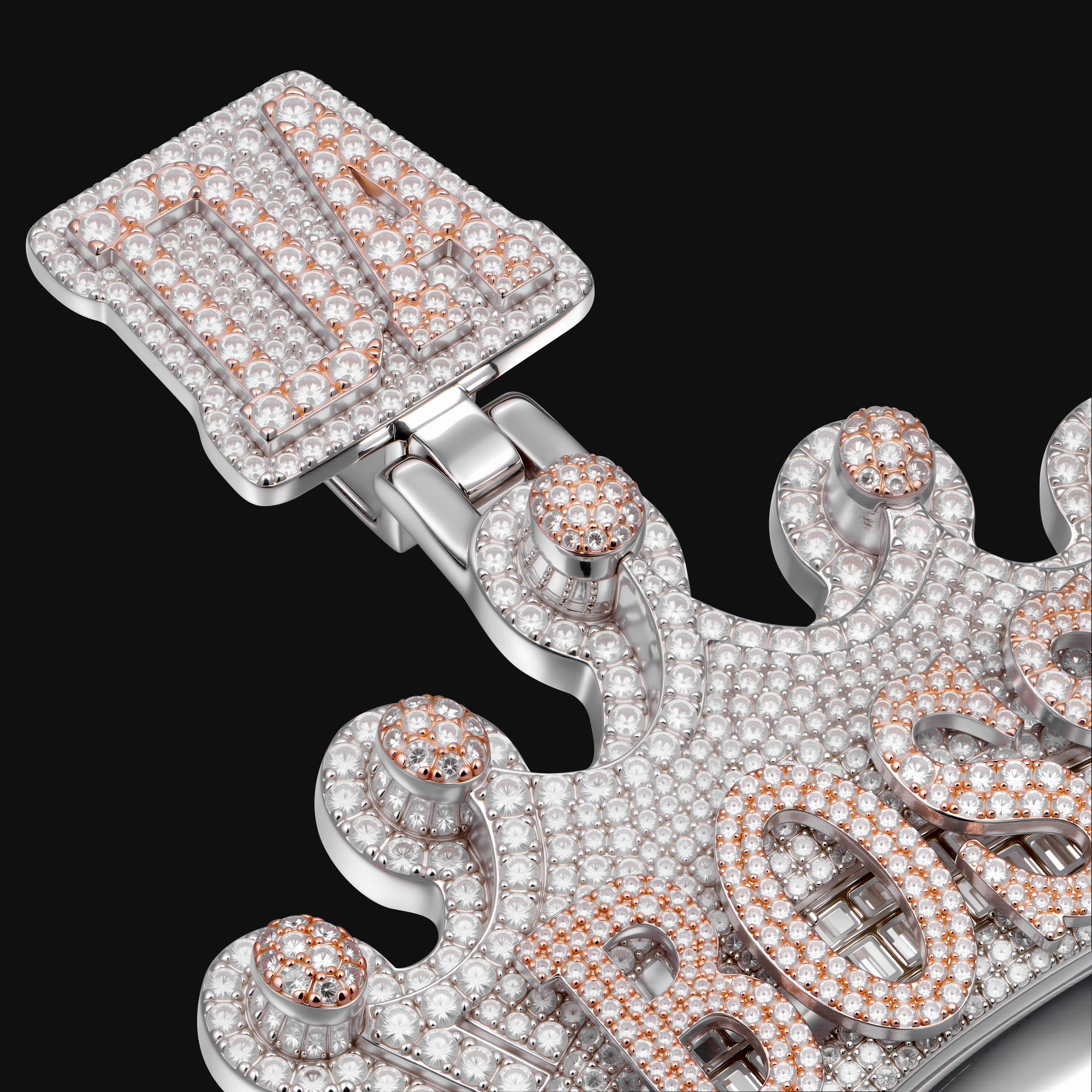 APORRO Premium Custom 3D Crown Pendant