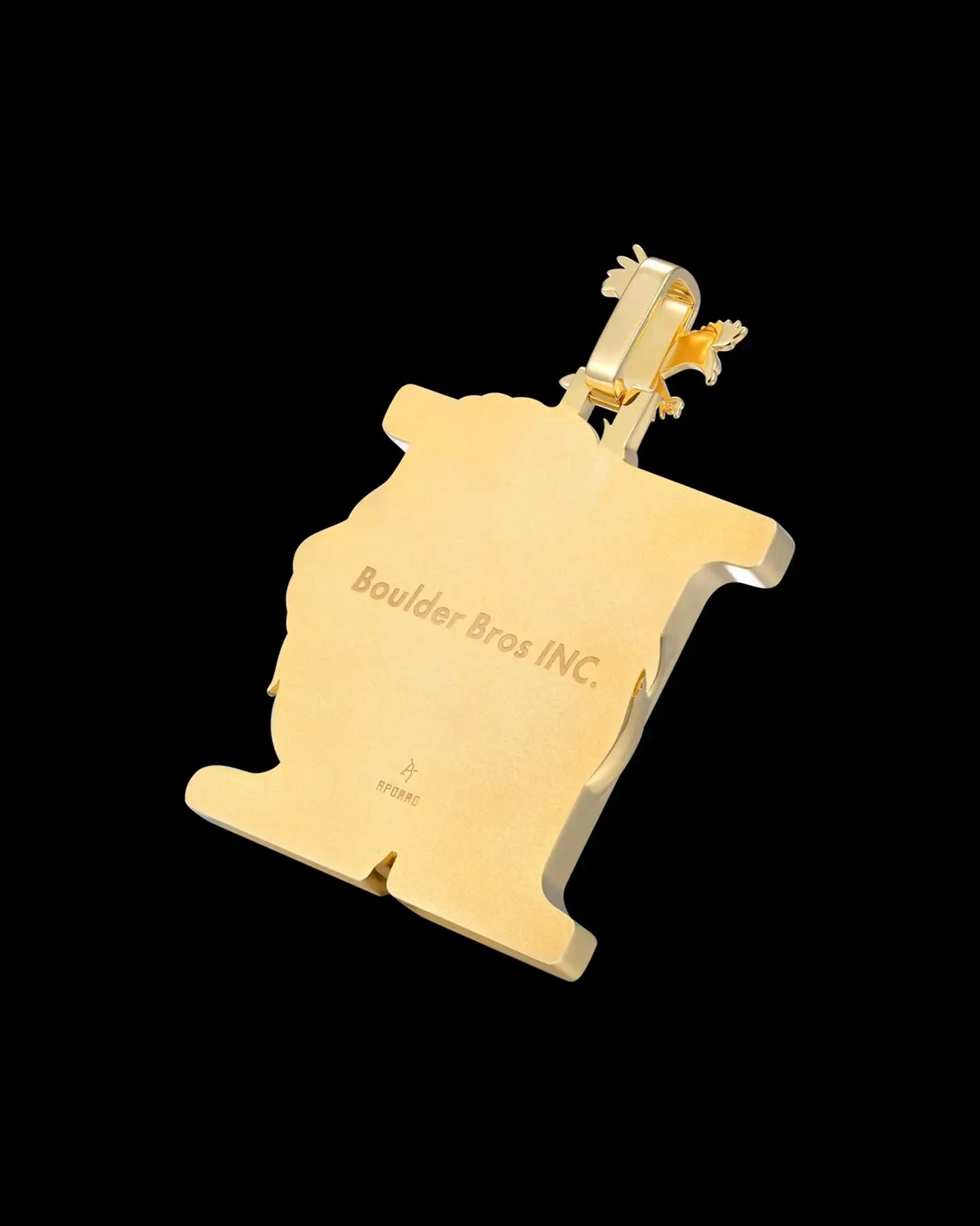 APORRO Premium Custom Iced Letter K Pendant With Baguette Stones