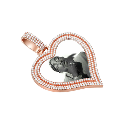 Custom Love Photo Frame Pendant - 51mm