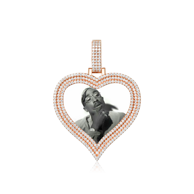 Custom Love Photo Frame Pendant - 51mm