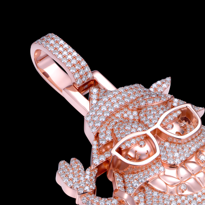 APORRO Premium Custom 3D Iced Logo Pendant