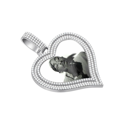 Custom Love Photo Frame Pendant - 51mm