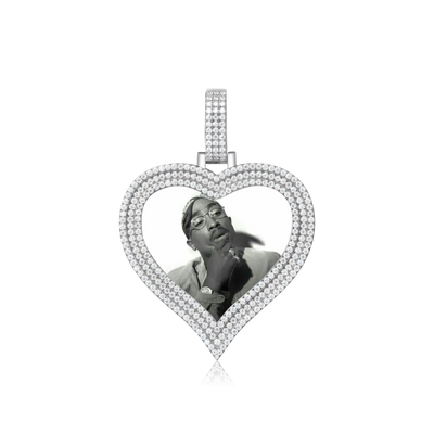 Custom Love Photo Frame Pendant - 51mm