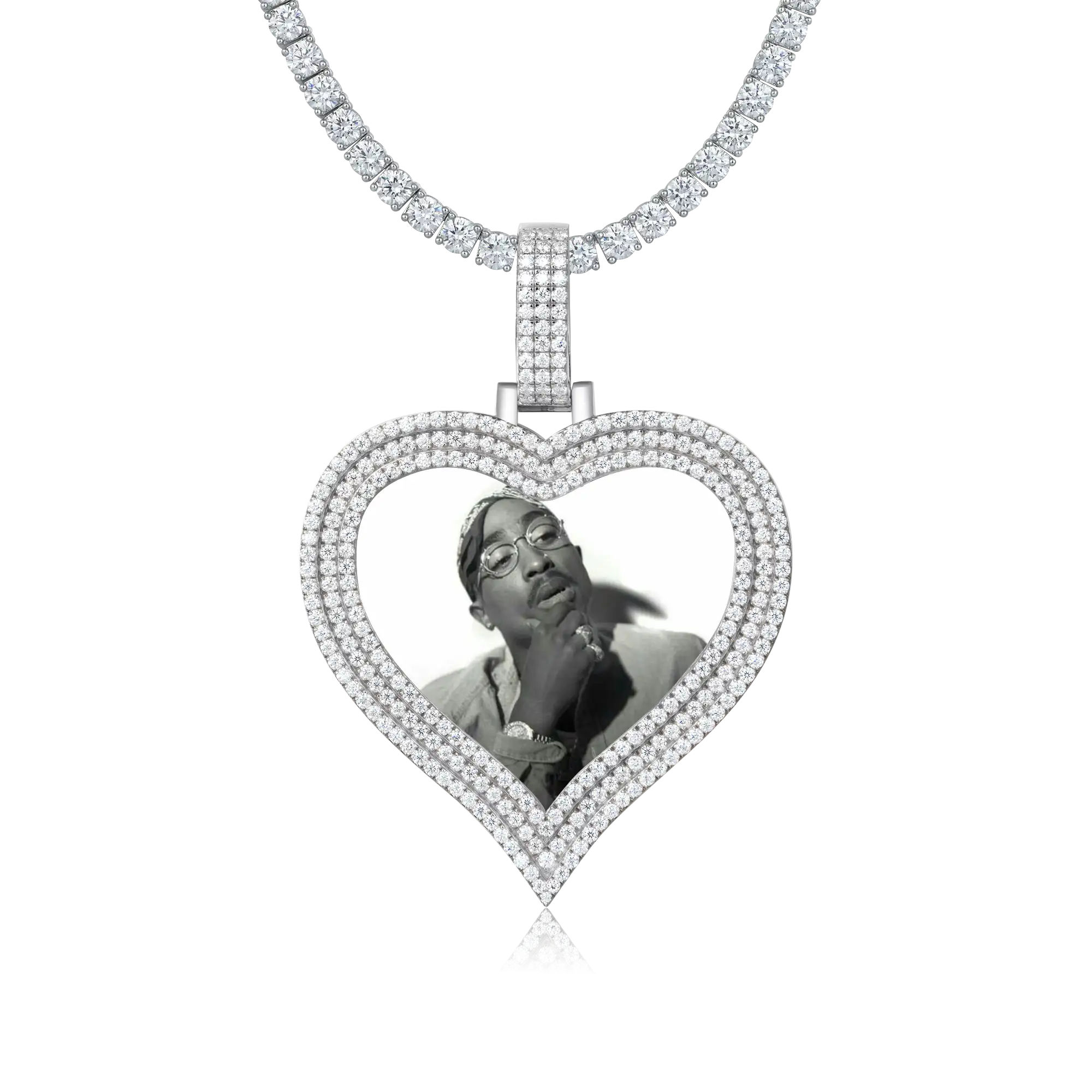 Love Photo Frame Pendant - 51mm