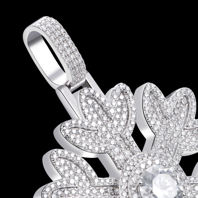 APORRO Premium Custom Frosted Flake Pendant