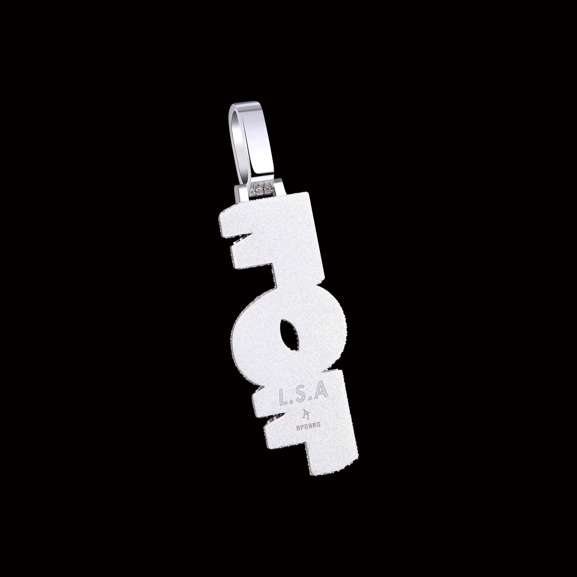 APORRO Premium Vertial Style Name Pendant Custom Design Deposit