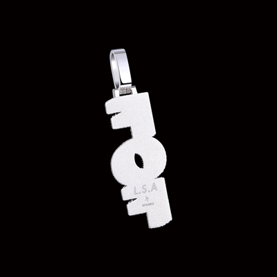 APORRO Premium Custom 3D Fully Iced Out Vertial Style Name Pendant