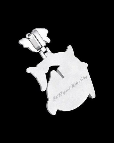 APORRO Premium Custom 3D Iced Shark Pendant