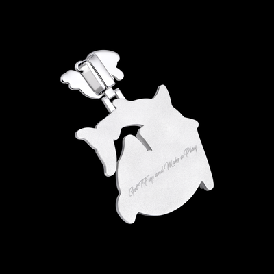 APORRO Premium Custom 3D Iced Shark Pendant