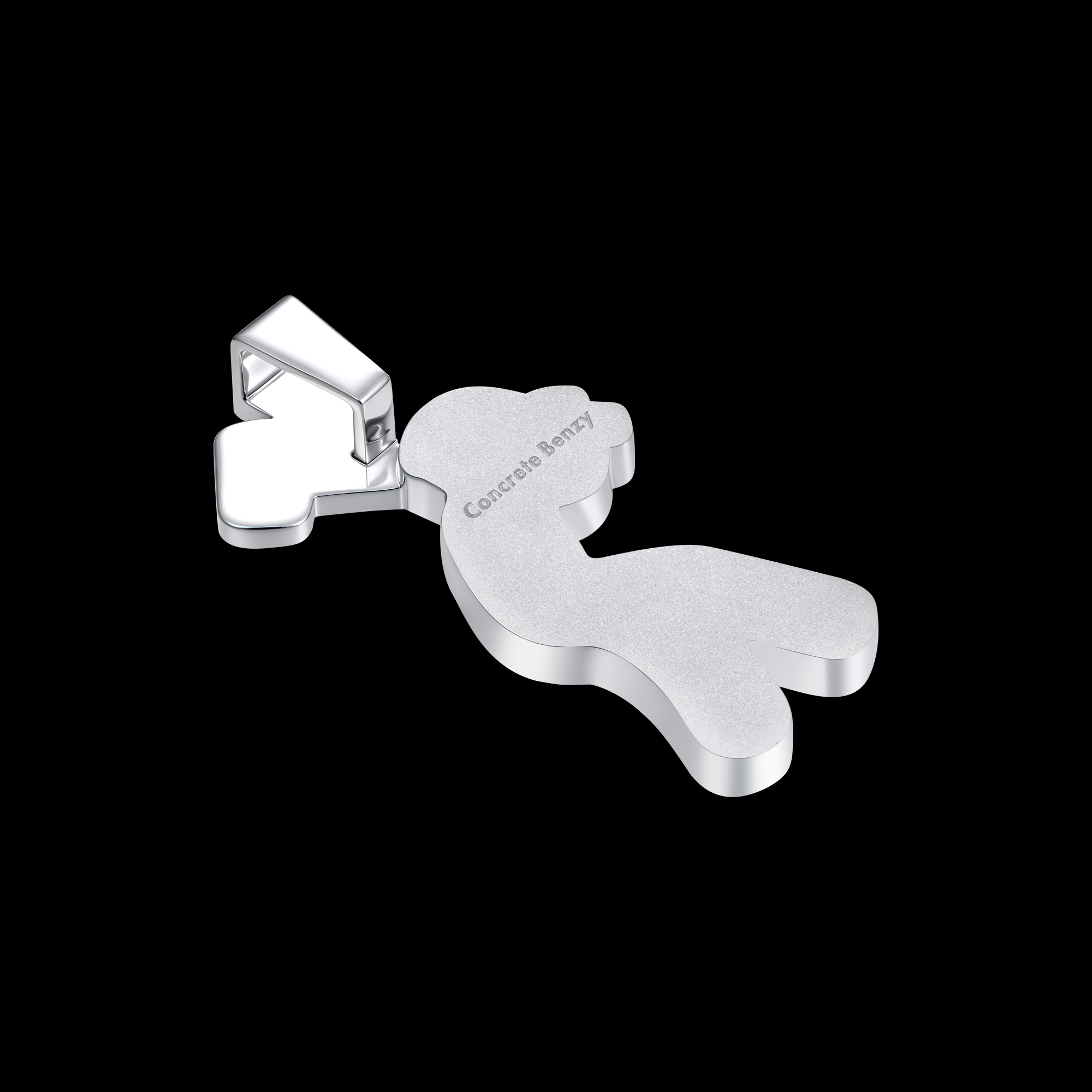 APORRO Premium Custom Iced Concrete Boy Pendant