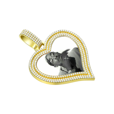 Custom Love Photo Frame Pendant - 51mm