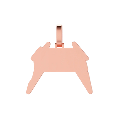 Custom Lightning Font Pendant