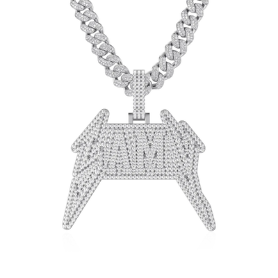 Custom Lightning Font Pendant