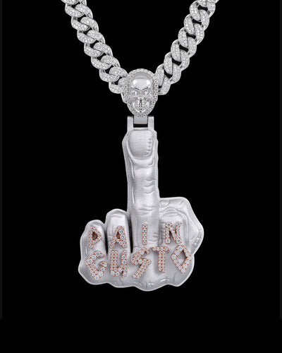 APORRO Premium Custom Iced 3D Hand Sign Pendant