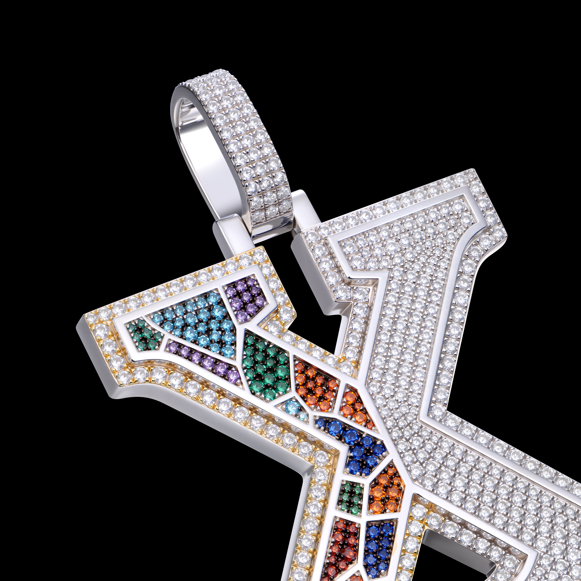 APORRO Premium Custom Letter X Pendant