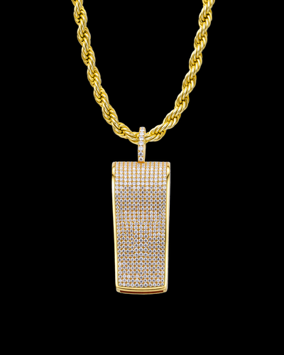 APORRO Premium Custom Fully Iced Whistle Pendant – Functional & Customizable