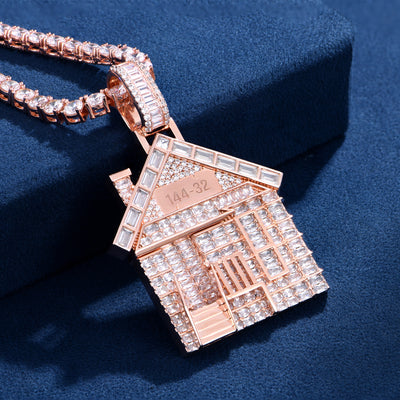 Custom House Photo Pendant