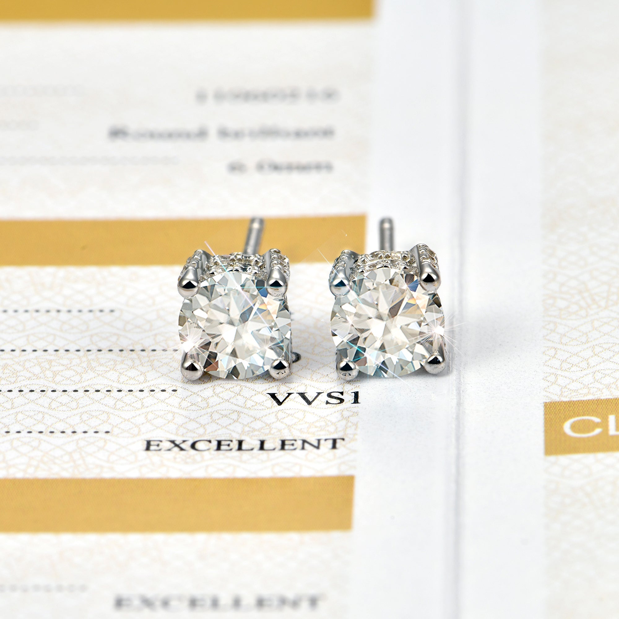 Premium Round Stud Earring