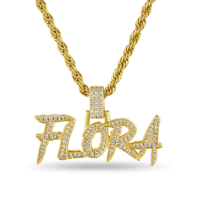 Custom Coke Boys Font Pendant