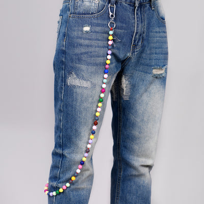 Tropic Pop Beads Wallet Chain