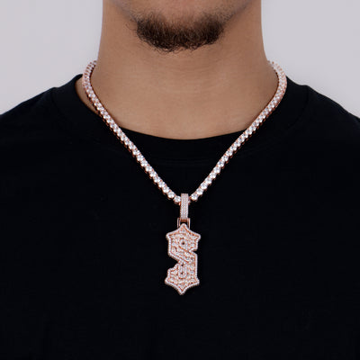 Custom Shaped Gothic Pendant - 51mm