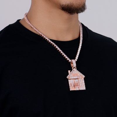 Custom House Photo Pendant