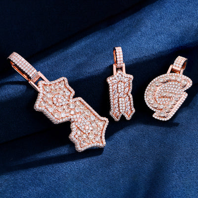 Custom Shaped Gothic Pendant - 30mm
