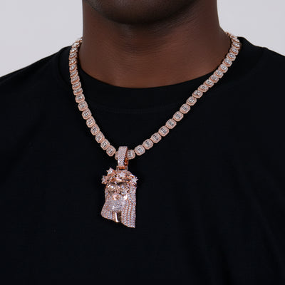 Stellar Radiance Jesus Pendant & Chain Set
