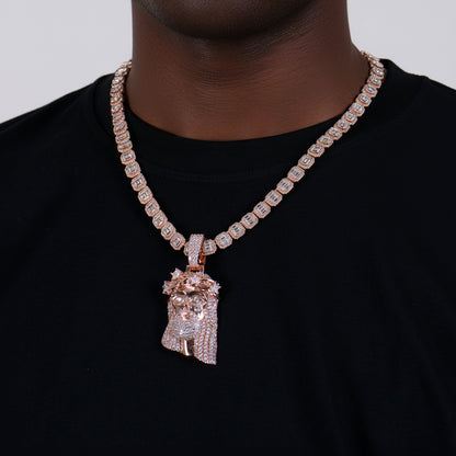 Stellar Radiance Jesus Pendant & Chain Set