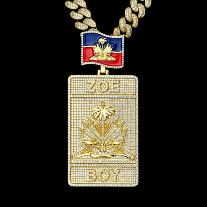 APORRO Premium Custom 3D Dogtag pendant