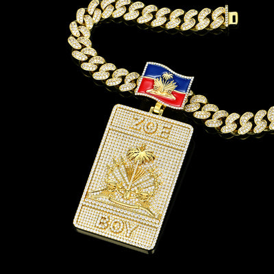 APORRO Premium Custom 3D Iced Dogtag pendant
