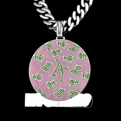 APORRO Premium Custom Circle Pendant With Enamel