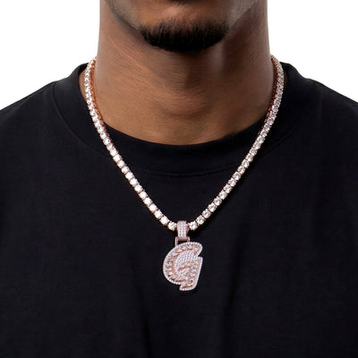 Custom 3D Lucida Font Pendant - 30mm