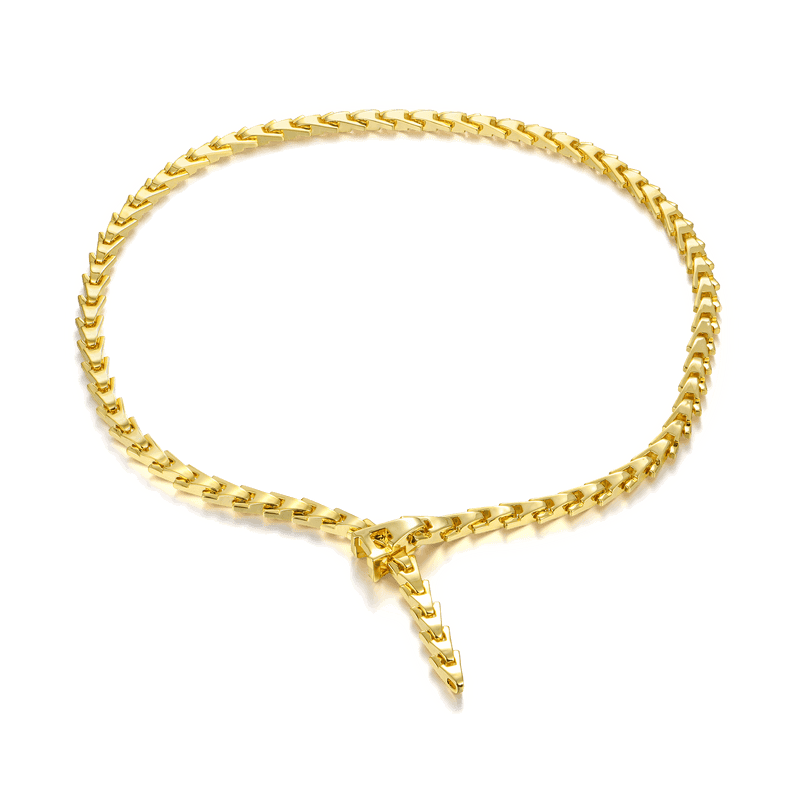 Aporro A® Miami Adjustable Snake Necklace - 8mm - APORRO