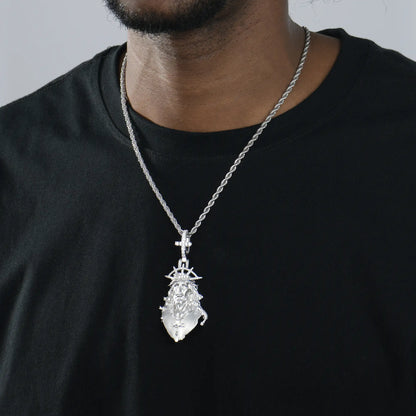Resurrected Jesus Bust Pendant