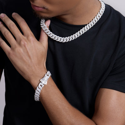 Round Cut Cuban Link Chain - 12mm
