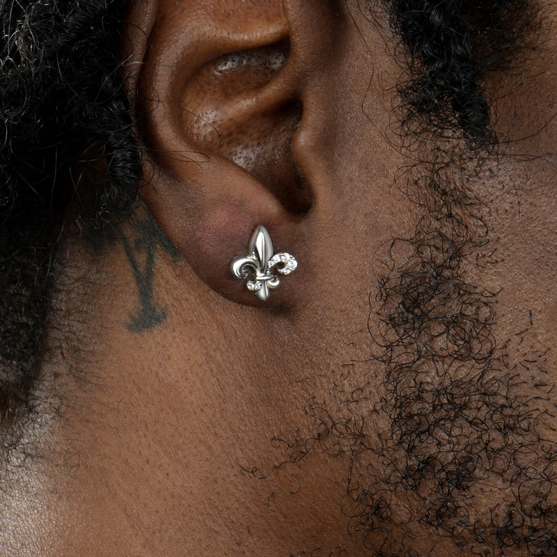 Fleur de lis Stud Earring - APORRO