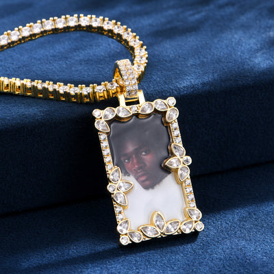 Custom Special Cut Spliced Picture Pendant